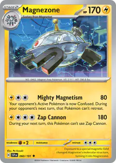 Magnezone 060/191 Uncommon card from Surging Sparks