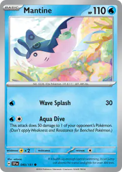 Mantine 040/191 Common card from Surging Sparks
