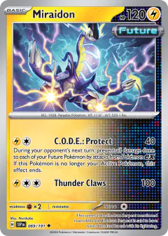 Miraidon 069/191 Uncommon card from Surging Sparks