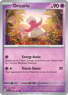Oricorio 089/191 Common card from Surging Sparks