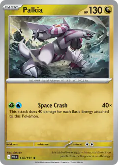 Palkia 136/191 Rare card from Surging Sparks