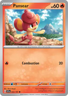 Pansear 022/191 Common card from Surging Sparks