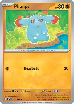 Phanpy 102/191 Common card from Surging Sparks