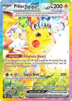 Pikachu ex 238/191 Special Illustration Rare card from Surging Sparks