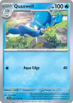 Quaxwell 051/191 Common card from Surging Sparks