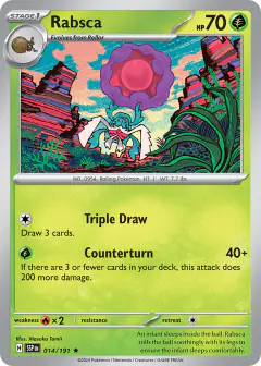 Rabsca 014/191 Rare card from Surging Sparks