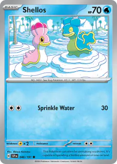 Shellos 046/191 Common card from Surging Sparks