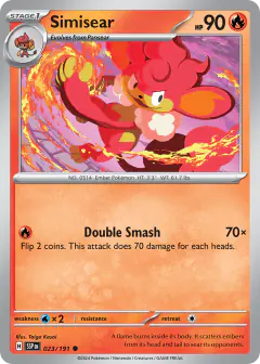 Simisear 023/191 Common card from Surging Sparks