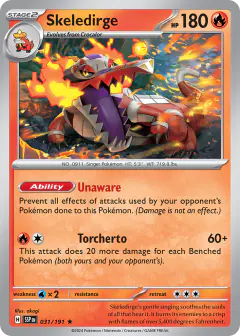 Skeledirge 031/191 Rare card from Surging Sparks