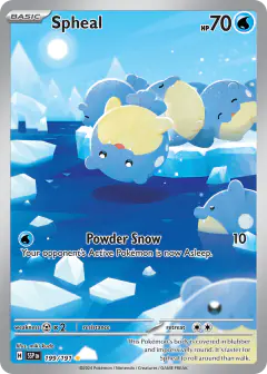 Spheal 199/191 Illustration Rare card from Surging Sparks