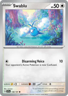Swablu 148/191 Common card from Surging Sparks