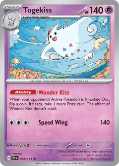 Togekiss 072/191 Rare card from Surging Sparks