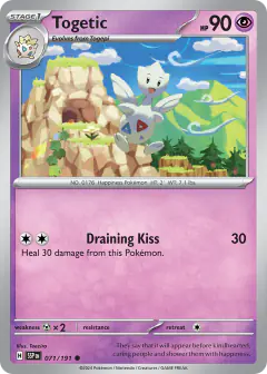 Togetic 071/191 Common card from Surging Sparks