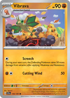 Vibrava 105/191 Common card from Surging Sparks