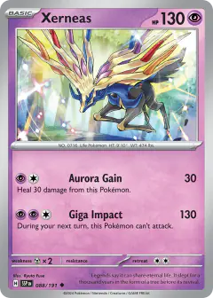 Xerneas 088/191 Uncommon card from Surging Sparks