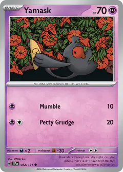 Yamask 082/191 Common card from Surging Sparks