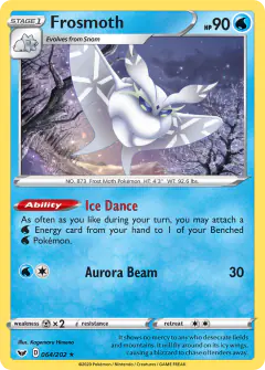 Frosmoth 064/202 Rare Holo card from Sword & Shield Base