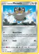 Galarian Meowth 127/202 Common card from Sword & Shield Base