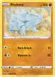 Rhyhorn 096/202 Common card from Sword & Shield Base