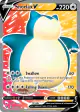 Snorlax V 197/202 Rare Ultra card from Sword & Shield Base
