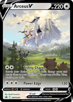 Arceus V SWSH204/307 Promo card from SWSH Black Star Promos