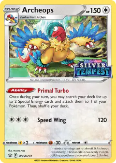 Archeops SWSH272/307 Promo card from SWSH Black Star Promos