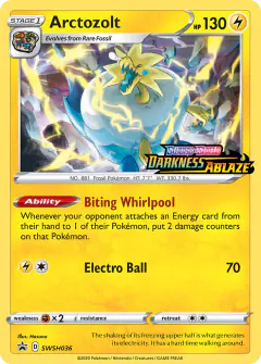 Arctozolt SWSH036/307 Promo card from SWSH Black Star Promos