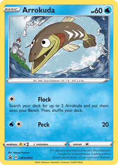 Arrokuda SWSH093/307 Promo card from SWSH Black Star Promos