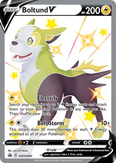 Boltund V SWSH085/307 Promo card from SWSH Black Star Promos