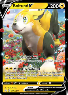 Boltund V SWSH219/307 Promo card from SWSH Black Star Promos