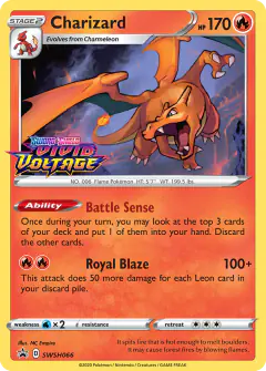 Charizard SWSH066/307 Promo card from SWSH Black Star Promos