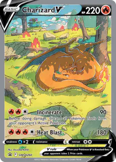 Charizard V SWSH260/307 Promo card from SWSH Black Star Promos