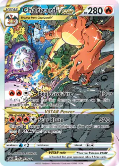 Charizard VSTAR SWSH262/307 Promo card from SWSH Black Star Promos