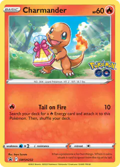 Charmander SWSH232/307 Promo card from SWSH Black Star Promos