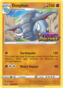 Donphan SWSH067/307 Promo card from SWSH Black Star Promos