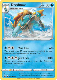 Drednaw SWSH047/307 Promo card from SWSH Black Star Promos