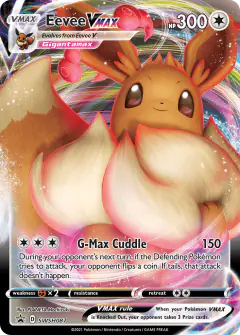 Eevee VMAX SWSH087/307 Promo card from SWSH Black Star Promos