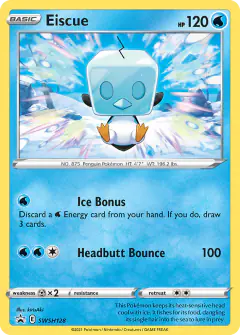 Eiscue SWSH128/307 Promo card from SWSH Black Star Promos