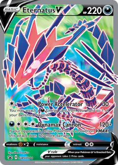 Eternatus V SWSH044/307 Promo card from SWSH Black Star Promos