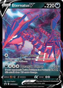 Eternatus V SWSH064/307 Promo card from SWSH Black Star Promos