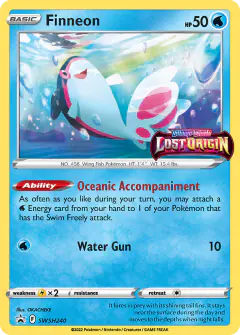 Finneon SWSH240/307 Promo card from SWSH Black Star Promos