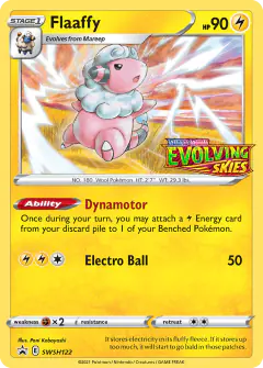 Flaaffy SWSH122/307 Promo card from SWSH Black Star Promos