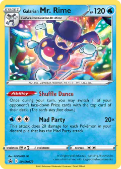 Galarian Mr. Rime SWSH079/307 Promo card from SWSH Black Star Promos