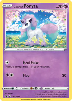 Galarian Ponyta SWSH013/307 Promo card from SWSH Black Star Promos