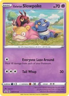 Galarian Slowpoke SWSH126/307 Promo card from SWSH Black Star Promos