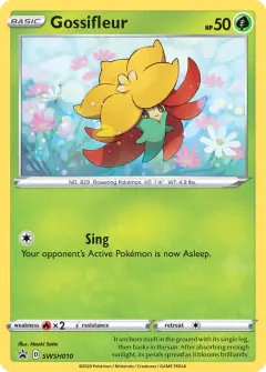 Gossifleur SWSH010/307 Promo card from SWSH Black Star Promos