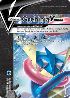 Greninja V-UNION SWSH155/307 Promo card from SWSH Black Star Promos