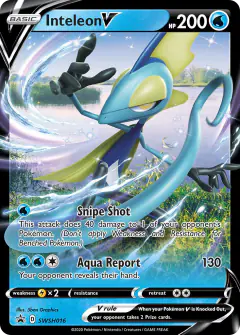 Inteleon V SWSH016/307 Promo card from SWSH Black Star Promos