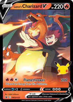 Lance's Charizard V SWSH133/307 Promo card from SWSH Black Star Promos
