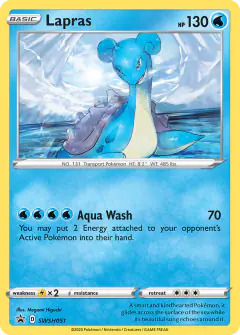 Lapras SWSH051/307 Promo card from SWSH Black Star Promos